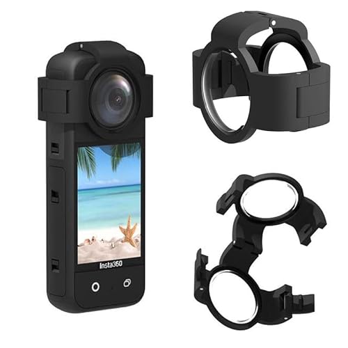 Fenmaru Protectores de Lentes a presión/Filtros de protección del Objetivo para Insta360 One X3 Cover