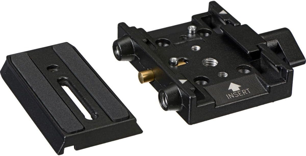 Manfrotto 577 Rapid Connect Adapter with Sliding Mounting Plate for Bogen/Manfrotto Tripods