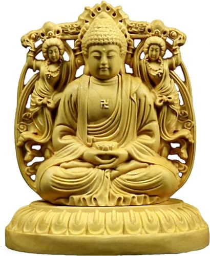 Estatua de animal del zodiaco Feng Shui tallada a mano de boj |