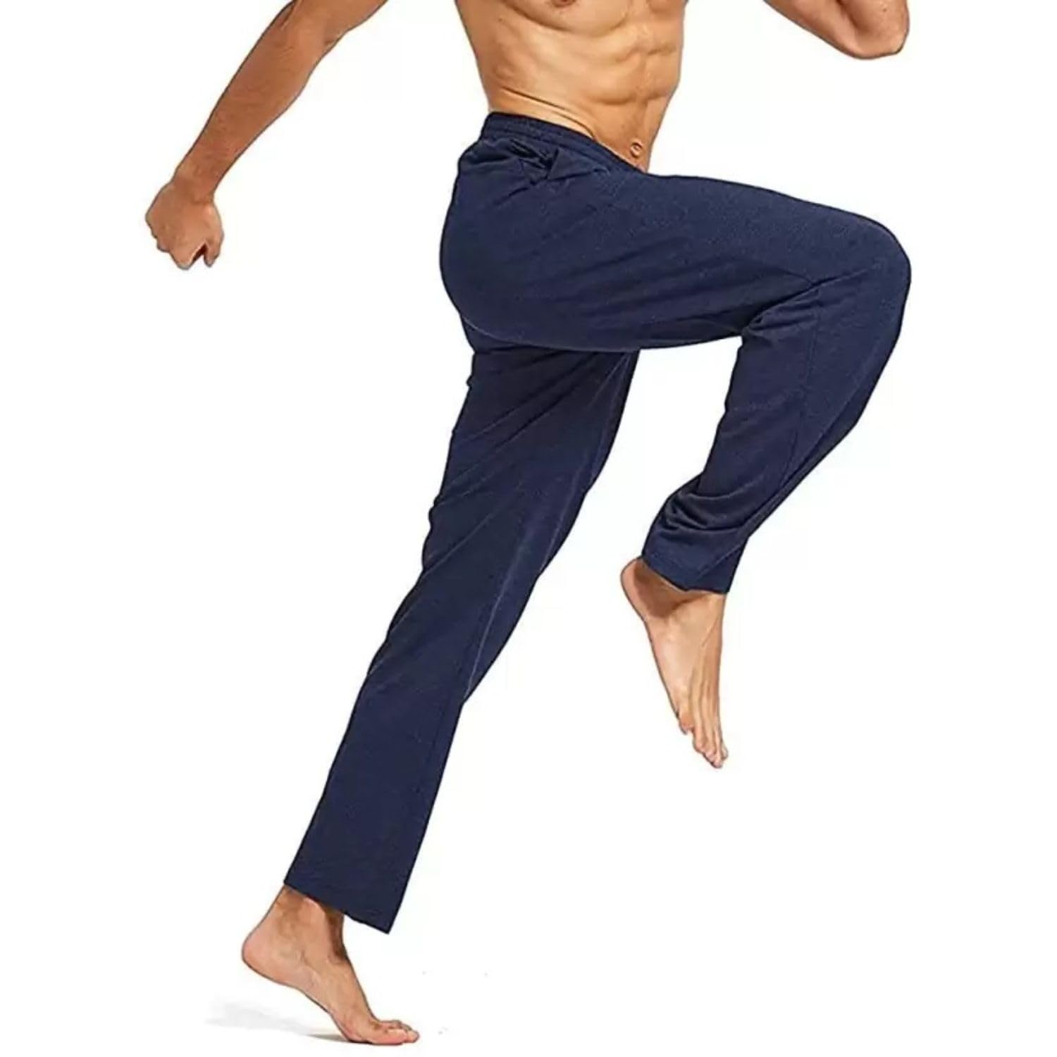 FY Men's Trendy and Fashionable Comfort Fit Blue Pyjama-image-1