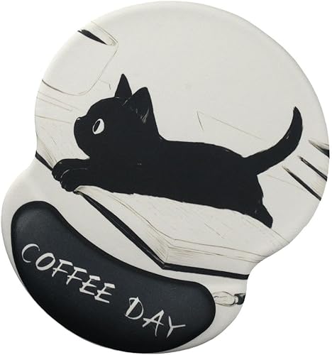 dohobby Soporte de muñeca de gel cómodo negro almohadilla de ratón a prueba de agua lindo reposamuñecas almohadilla oficina disponible en Yaxa Colombia