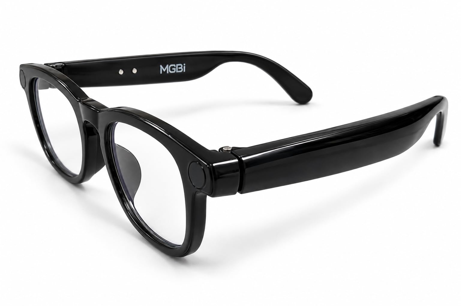 Lunettes Intelligentes avec Caméra HD Intégrée – Lunettes Connectées Bluetooth 5.4, Photos & Vidéos, Appels Mains Libres, Musique, Assistant Vocal IA, Commandes Tactiles, Compatible iOS & Android