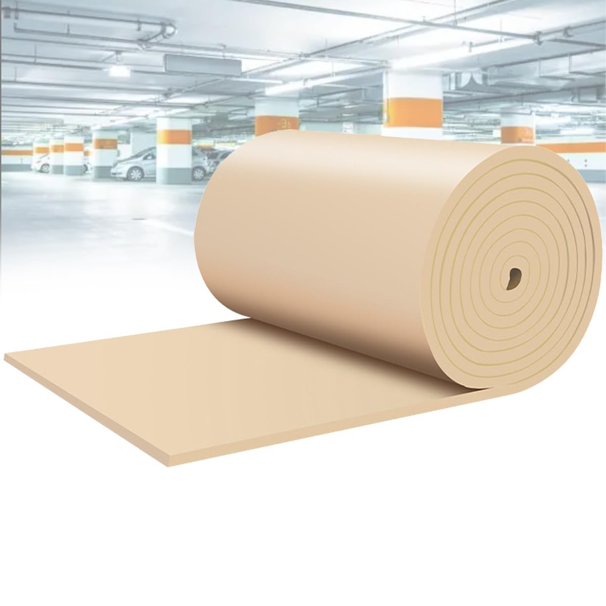 IEOWY Garage Wall Protector, Self-Adhesive Crash Barrier Sticker for Car and Furniture Parking, Cuttable Anti-Collision Wall Guard, Easy DIY Installation