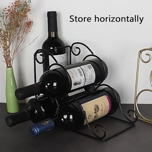 Casier à vin robuste durable noir support bouteille cuisine et restaurant