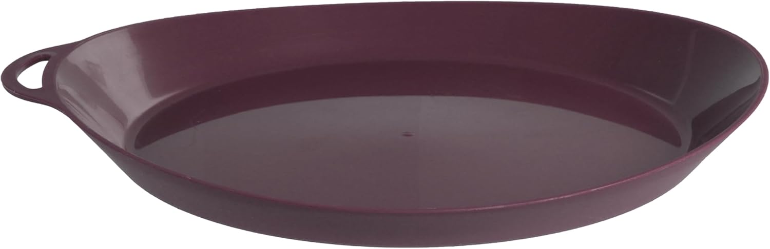 Lifeventure Ellipse Reusable Plate for Camping, Travel & Outdoor - Purple