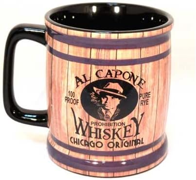 Al Capone Whiskey Barrel Ceramic Mug - Large