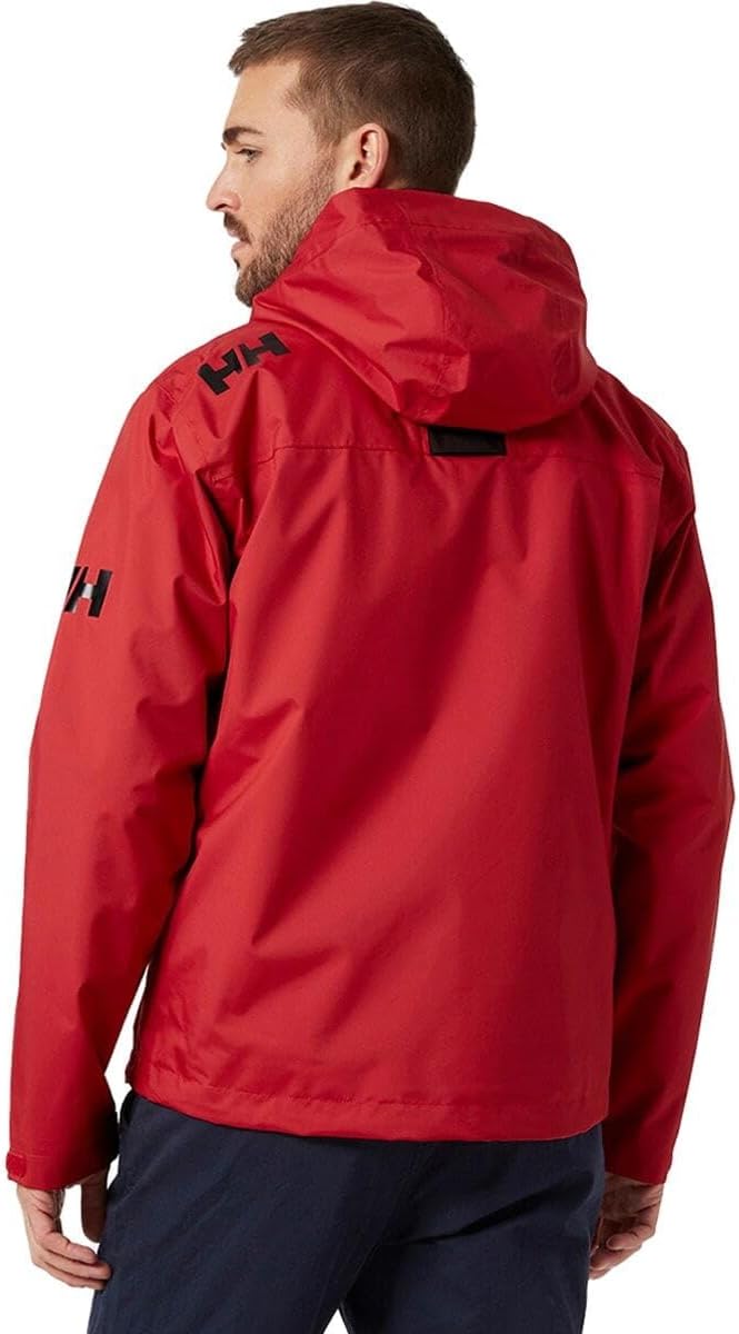 Helly-Hansen 33874 Men's Crew Hooded Midlayer Jacket X-Small Red