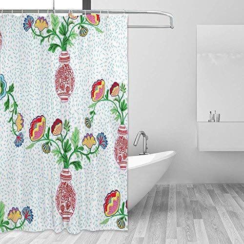 Rideau de douche CHEHONG en polyester vintage 66x72cm - 5