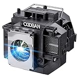COOBAN ELPLP54 /ELPLP58 Replacement Projector Lamp Bulb with Housing for Epson PowerLite Home Cinema...