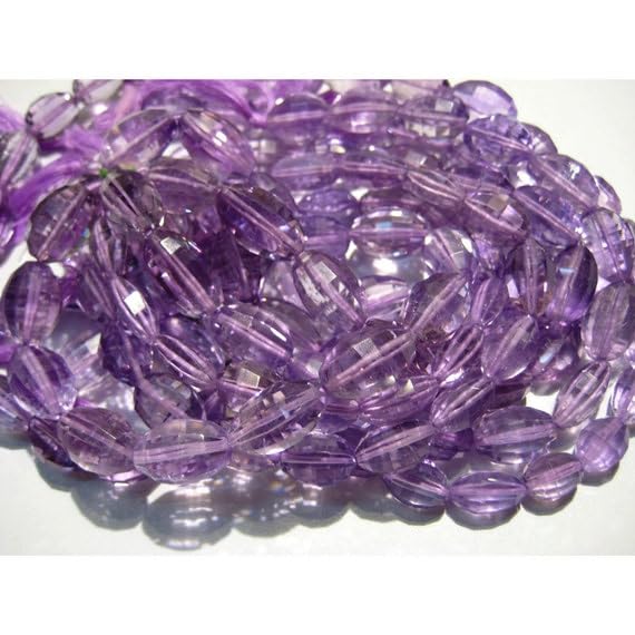 Améthyste rose naturelle en perles de 9x14mm pour créer vos parures d'été bohèmes