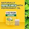 Victor Scent-Away Mouse Repellent Pouches with Peppermint Oil - Natural Rodent Repeller for Indoor and Outdoor Use, 10 Pack M805B-2SR