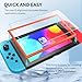Jngnpn 3-Pack Tempered Glass Screen Protector for Switch Model 2017 [6.2 Inch],with Alignment Frame Transparent HD Clear, Anti Scratch, Bubble Free, Easy Installation, 9H Hardness, Ultra Thin