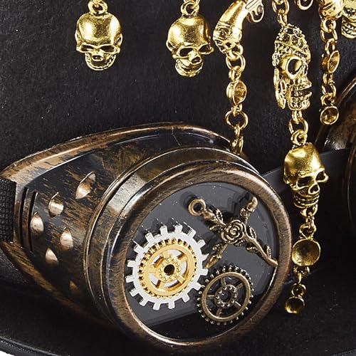 Chapeau steampunk ajustable pour réussir votre cosplay d'Halloween