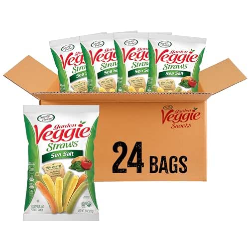 Sensible Portions Garden Veggie Snacks - Veggie Straws, Gluten Free,