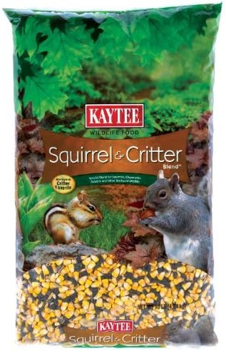 Squirrel and Critter Food Corn,Striped Sunflower 10 Lbs.