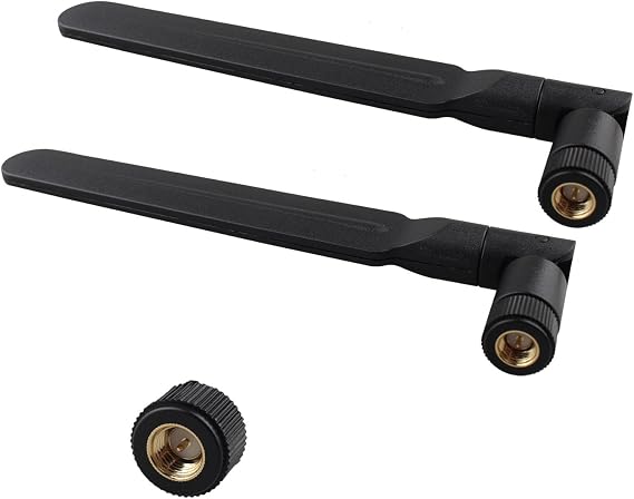 4G LTE アンテナ SMA オス 全指向性 空中 9dBi Vodafone EE O2 Three Huawei Netgear 4G LTE ルーター ゲートウェイ モデム トレイルカメラ 野生動物 ハンティングカメラ IPカメラ対応 2個
