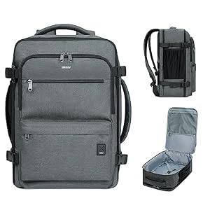 WANDF WANDF Handgepäck Rucksack 45x36x20cm für Easyjet Airlines, Untersitz-Reise-Handgepäck-Tasche mit Nassfach, 17-Zoll-Laptop-Rucksack für Männer und Frauen (Grau) WANDF WANDF Handgepäck Rucksack 45x36x20cm für Easyjet Airlines, Untersitz-Reise-Handgepäck-Tasche mit Nassfach, 17-Zoll-Laptop-Rucksack für Männer und Frauen (Grau)