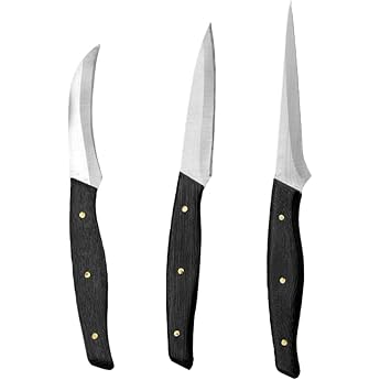 BESTYASH Fruit Carving Knife Made of Rustproof Stainless Steel with Wooden Handle Practical Food Carving Tool for Vegetables Fruit Cuts Durable and Comfortable Kitchen
