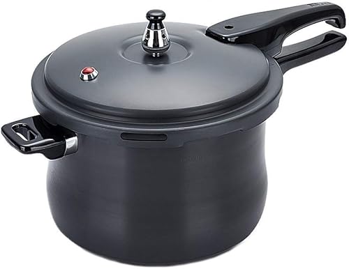 WETYG Stainless Steel Dishwasher Safe and Cadmium Free Pressure Cooker Cookware Black Size 6L