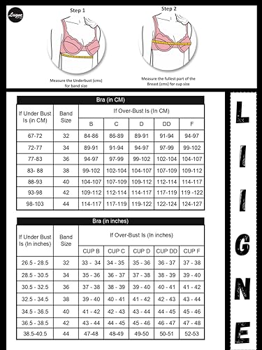 Liigne Women Padded Bra - Made of Pure Cotton Full Coverage Non Wired Seamless Pushup Soft Cup for T-Shirt Saree Dress and for Everyday - Image 6