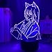 3D Anime Lamp Night Light LED Light Kamisama Kiss Tomoe Figure for Bedroom Decoration Birthday Gift Room Manga Kamisama Kiss Remote Control