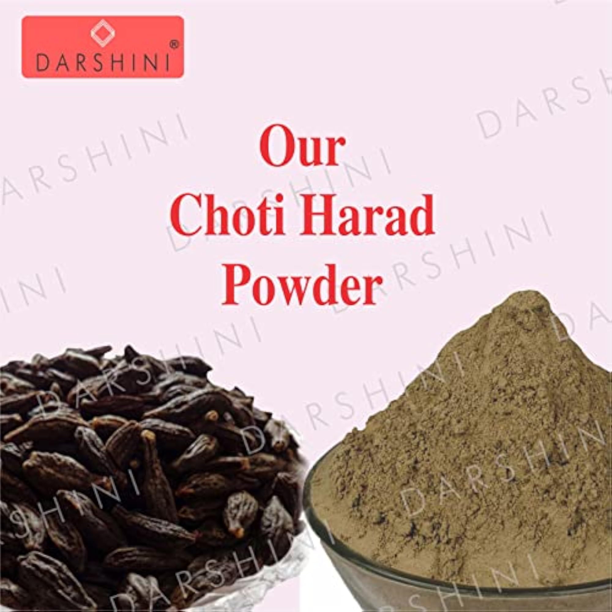 Darshini Choti Harad - Haritaki Powder (200 gm X 2 = 400 gm)