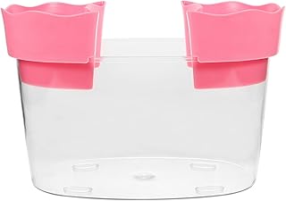 ABOOFAN Tanque De Peixes Betta Tigela De Plástico Para Aquário Tanque Pequeno De Tartaruga Vaso Hidropônico Para Plantio De Camarão Peixe Dourado Betta