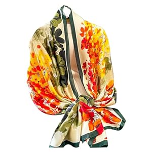 Shawl Scarf For Women Lightweight Scarves Floral Pattern Formal Evening Dressesformal