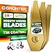 GRÜNTEK TiN-Coated Robotic Lawnmower Blades 18 pcs – Stainless Steel Replacement Blades with Screws | Precision Cut & Long Life | Compatible with Bosch