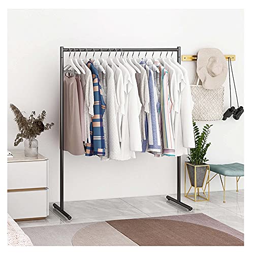 Racks d'affichage de vêtements noirs 150cm et portant solide économisation d'espace