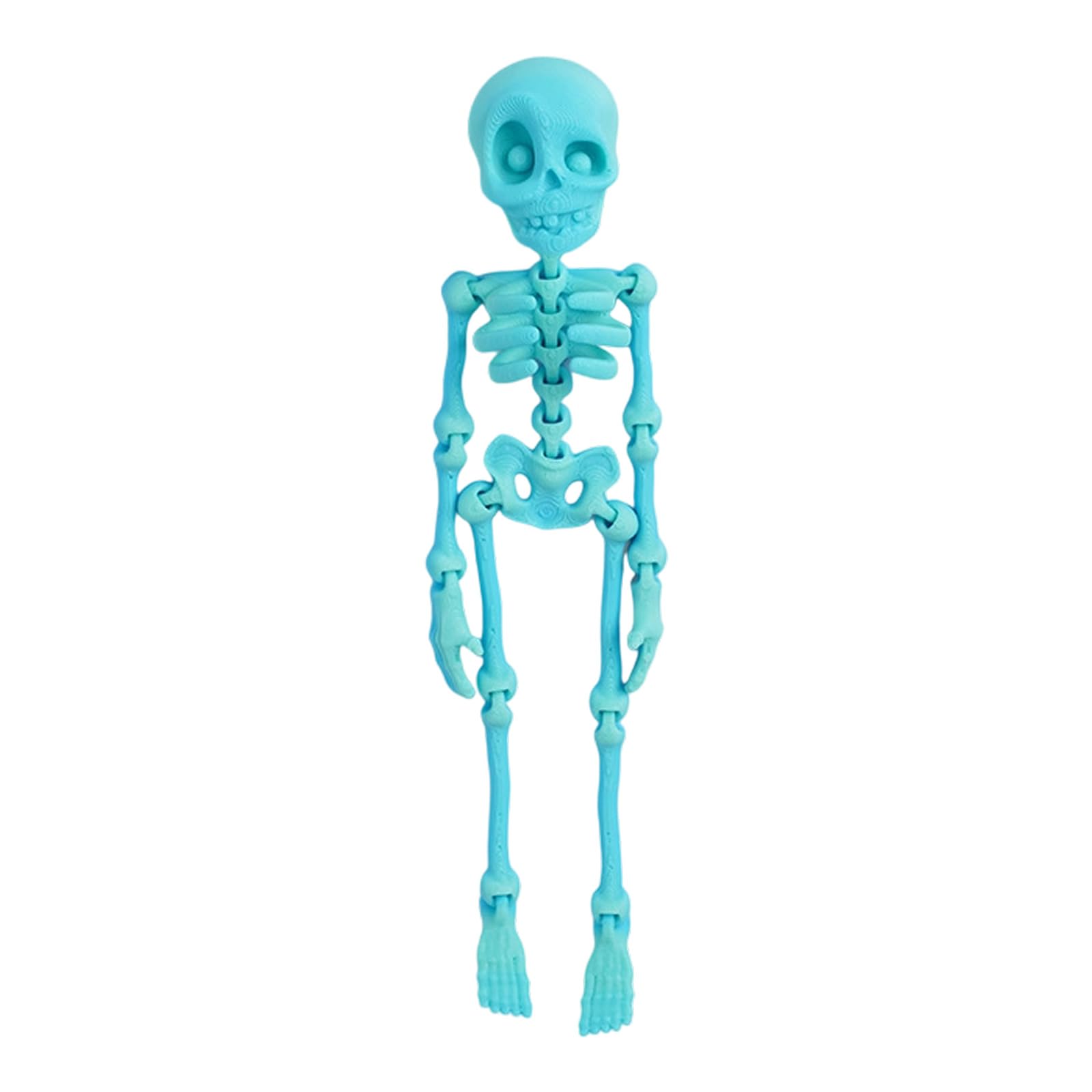 KAQNTUD Skeleton Fridge Magnets Movable Magnetic Figure Halloween Decoration for Kitchen Locker Magnets Black