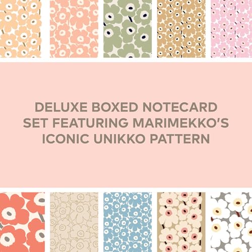 Chronicle Books Marimekko Notes (Pastels): 20 Unikko Notecards & Envelopes - Image 2