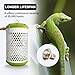 SYSAI 50W Bird Cage Heater with Built-in Thermostat, Safe & Warm for Winter, Temperature-Limited Safe Shell for Parrots, Small Animals - Efficient 50W Red Heating Bulb