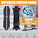 Zowdrix Electric Skateboard with Remote, 300W Commuting E-Longboard, 15 KM Range, Complete Longboard Skateboard 18% Climbing Angle for Adult D