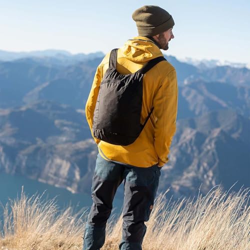 Mochila Deportiva Negra Plegable para Senderismo miniatura 3