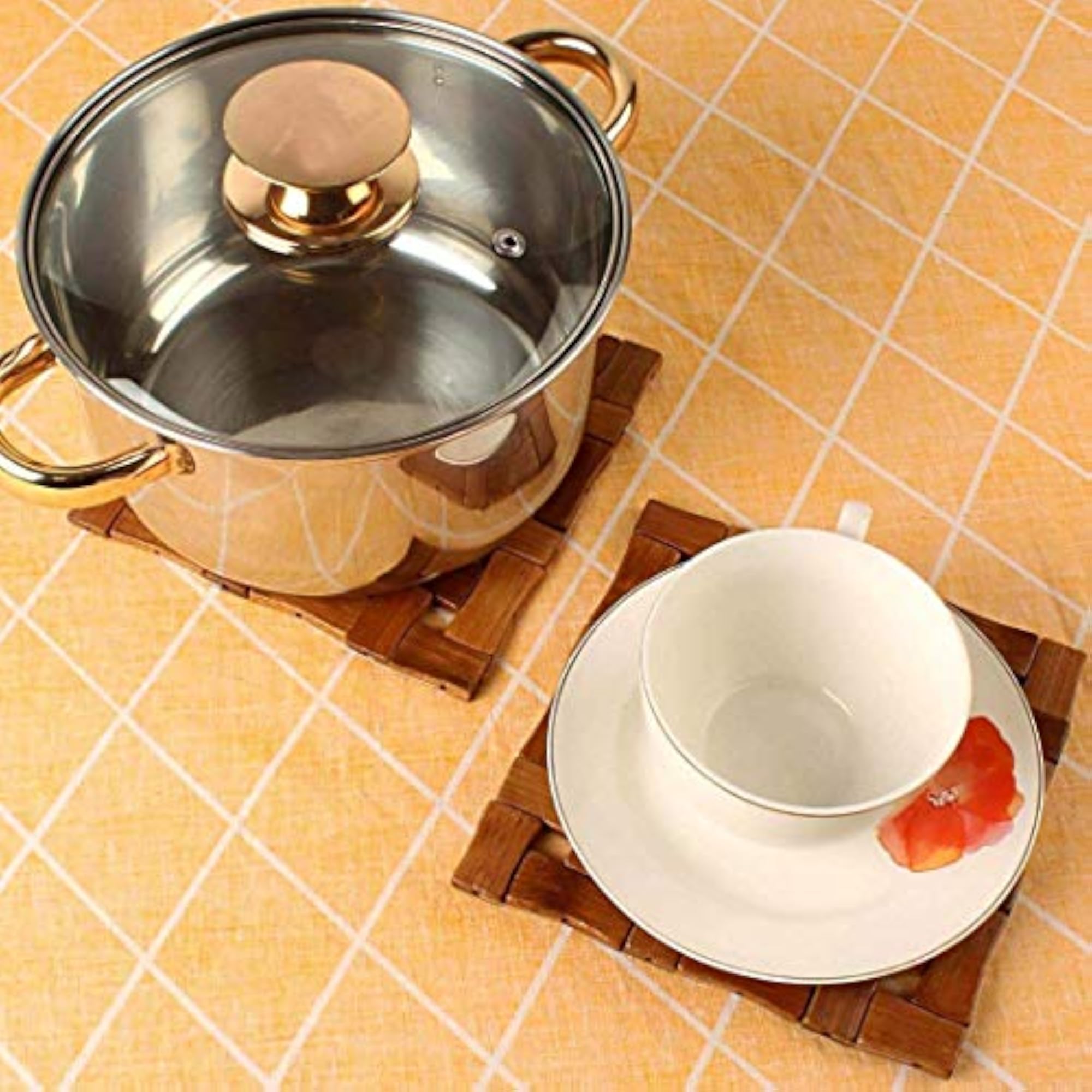 Bamboo 6 Piece Heat Pad Set