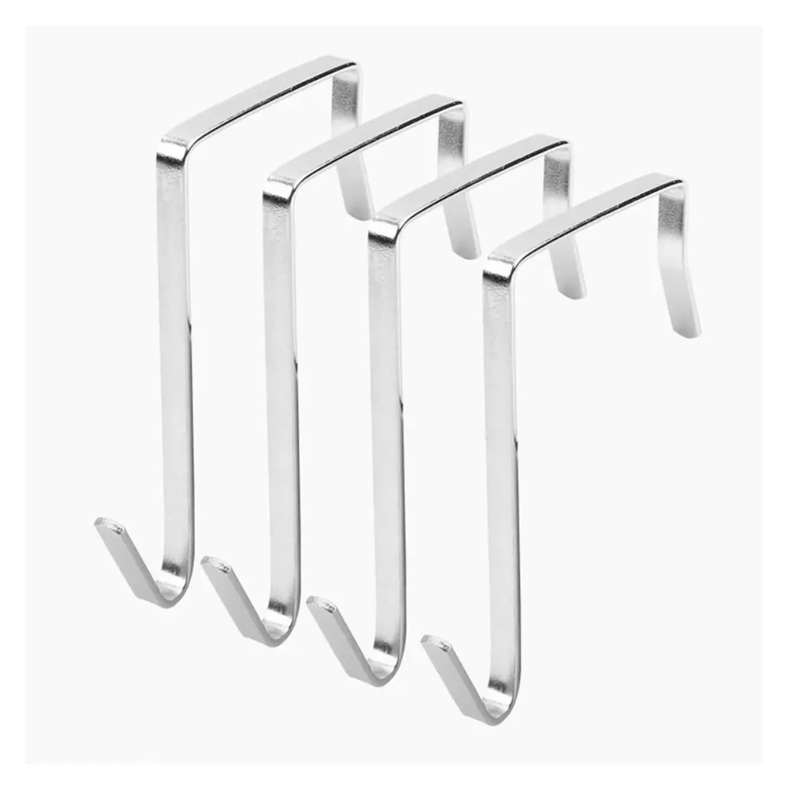 AXVORO Over Door Hanger 4Pcs Metal Clothes Coats Hanger Door Hanger Cabinet Door Hooks Coat Hook Over The Door Hook Hanging Towels Rack