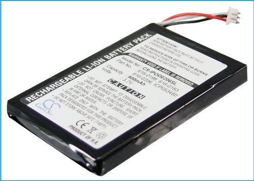 FITHOOD Replacement Battery for APLE iPD Photo 616-0206 iPD U2 20GB Color Display MA127 Photo 30GB M9829 Photo 30GB M9829 A Photo 30GB M9829B A Photo 30GB M9829CH A