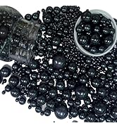 Sentovac Black Pearl Sprinkles Edible Sugar for Cake Decorating Fancy Sprinkles Cake Topper Cupca...