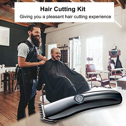 Sunbaca Kit de aparador de cabelo elétrico Aparador de pêlos sem fio com pentes de guia Suporte para