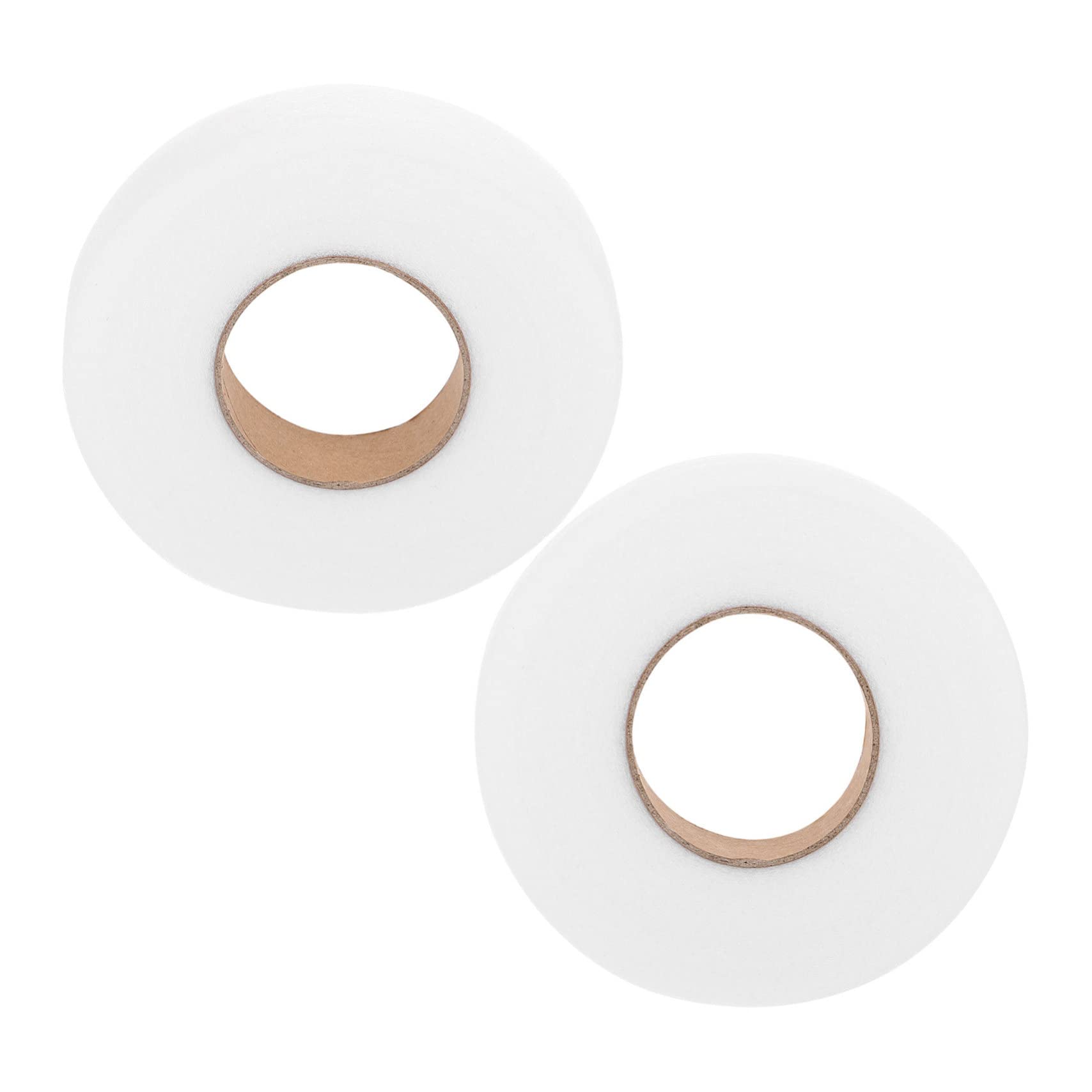 NUOBESTY Lot De 4 Rubans Adhésifs Double Face Pour Vêtements Thermocollants Faciles À Appliquer Pour Couture Broderie Et Décoration 2 Rouleaux X 4