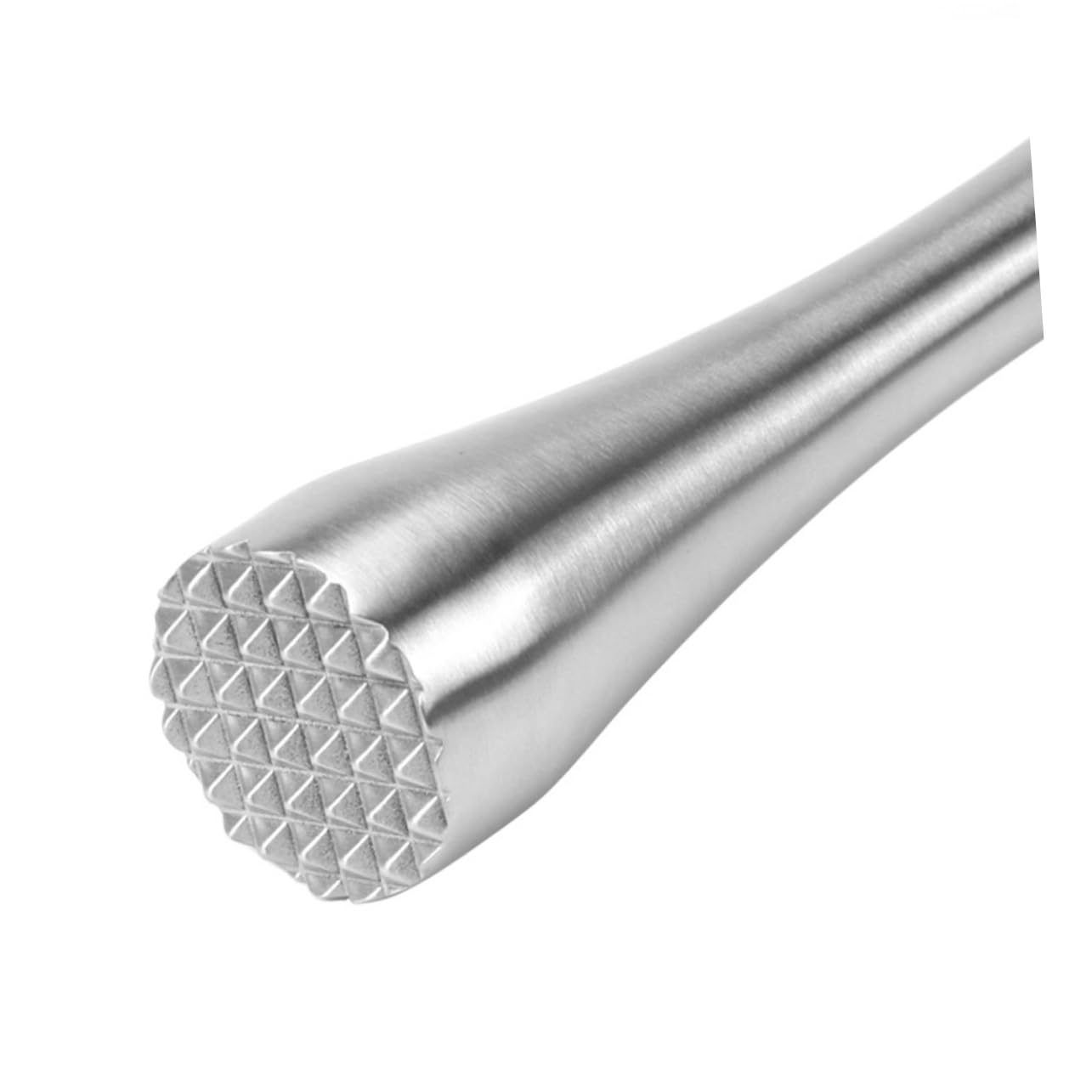 Ciieeo 1PC Stainless Steel Cocktail Muddler with Head Multi Functional Bartending Tool for Mixing Drinks Rustproof Ice Crushing Utensil for Home and Bar Use