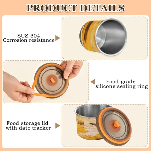 Envase hermético de acero inoxidable para café Blueangle 17oz miniatura 4