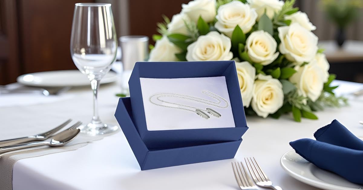 Serviettenring/Serviettenband | Silber Plated versilbert | L 60 cm | Edles Geschenk | In Geschenkbox