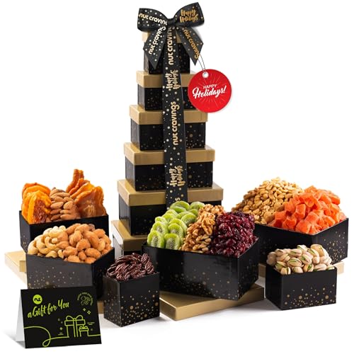 NUT CRAVINGS - Christmas Treats Tower - (12 Assortments)