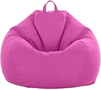Vista 8 de Funda para Silla de Puf de Almacenamiento de Animales de Peluche (Sin Relleno) Extra Suave - Funda de Asiento de Puf de Reemplazo de Espuma