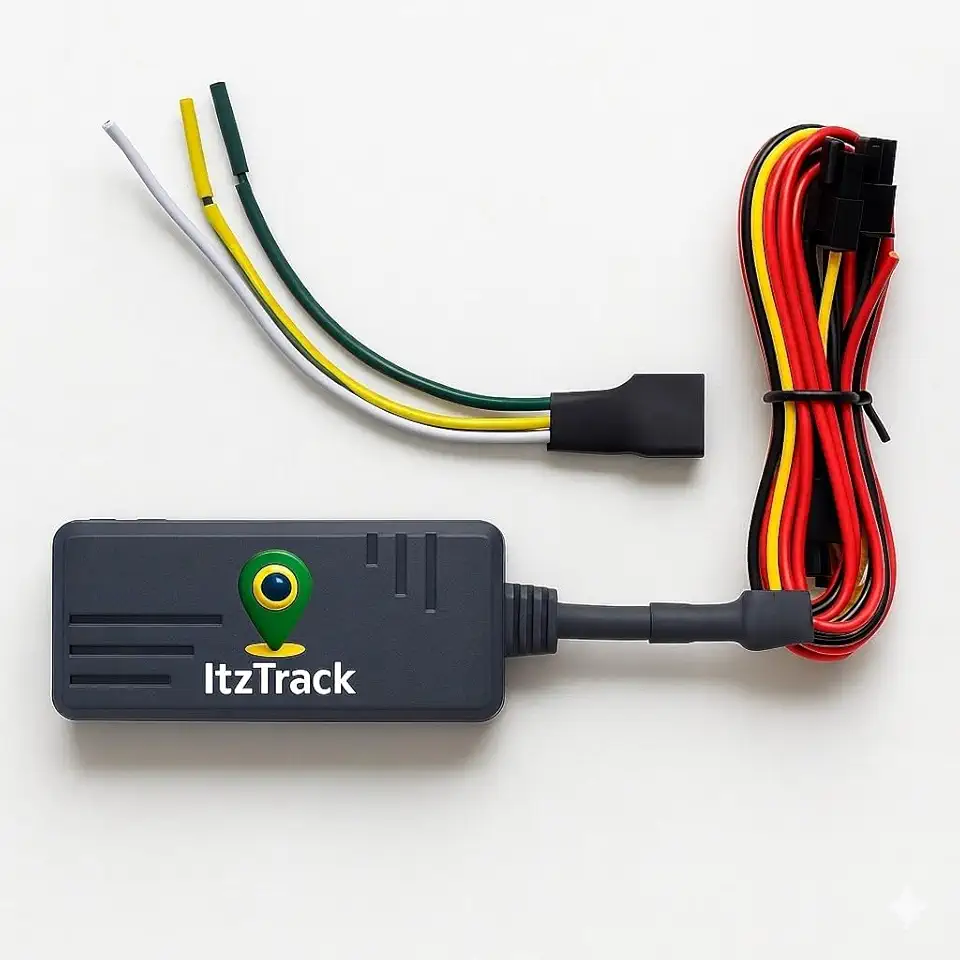 Rastreador Veicular J16 4G Ativado no App ItzTrack com Tecnologia 4G/5G, Instalação Simplificada 3 Fios, Compatível com iOS e Android