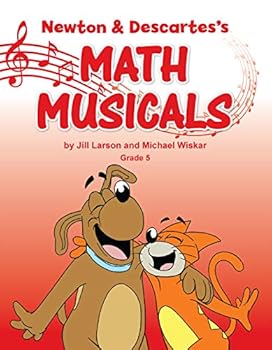 Paperback Newton & Descartes's Math Musicals Grade 5 Book