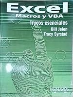Excel, Macros y VBA / VBA and Macros for Microsoft Excel: Trucos Esenciales Essential Tricks 8441518475 Book Cover