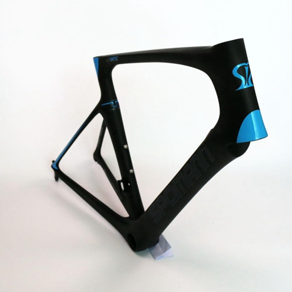 TUJISEK 700C Road Bikes Break Wind Frame Carbon Fibre Ultra Light Frameset with Fork and Seatpost 46/49/52/54/56CM Frame V Brake QR 130MM Semi Internal Routing